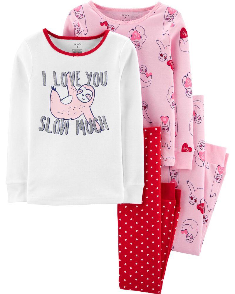 Simple Joys by Carters 4-Piece Polyester Pajamas Ni/ños